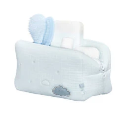 Trousse De Toilette En Mousseline De Coton - Lily Mint -Le Bébé Soldes PBRE8W NoColor 3 X