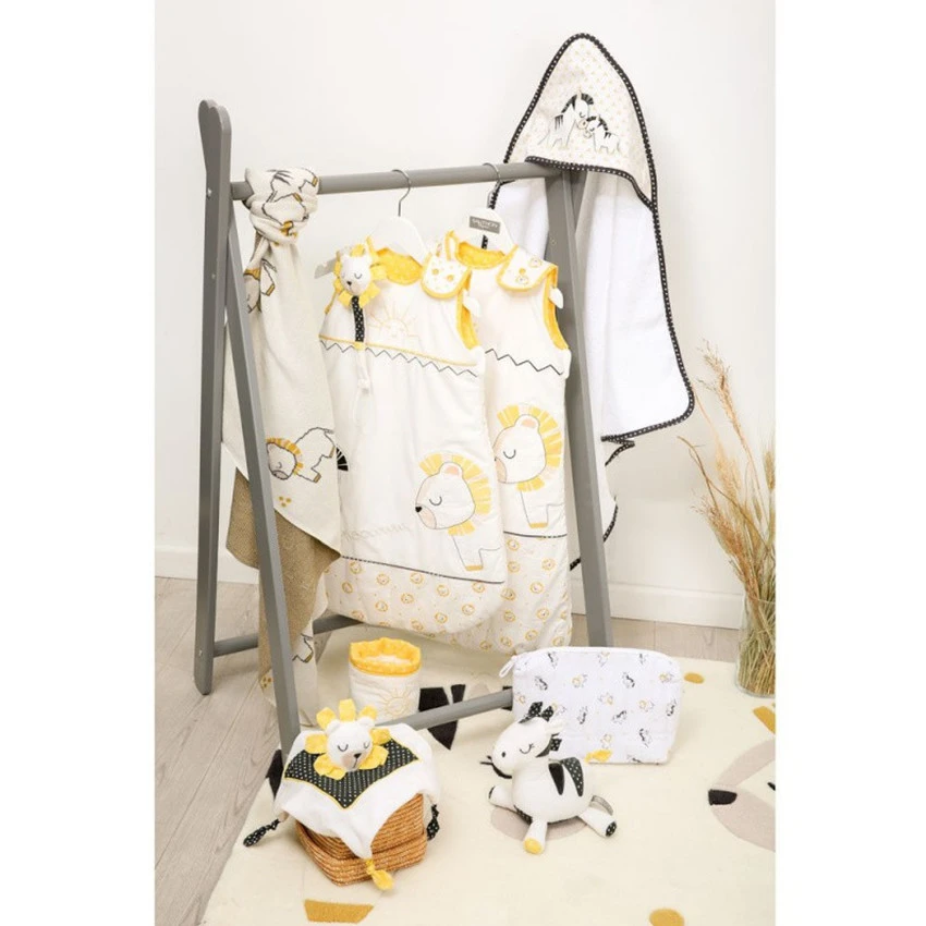 Set De Bain Cape + Gant De Toilette - Pluche Et Pompon 2 Set De Bain Cape + Gant De Toilette - Pluche Et Pompon – Image 2