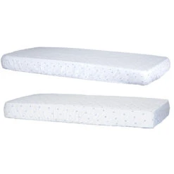 Lot De 2 Draps Housse - Hello -Le Bébé Soldes PCHSUJ NoColor 2 X